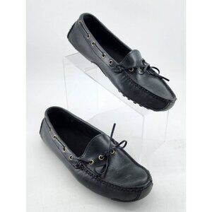 Cole Haan Gunnison II Black Slip On Leather Driving Shoes Men's Size 8 M C05923